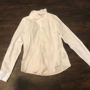 White button down